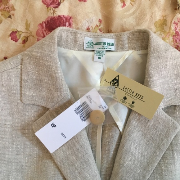 Austin Reed Linen Jacket NWT - Picture 3 of 5
